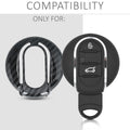 kwmobile Autoschlüssel Hülle kompatibel mit Mini 3-Tasten Smart Key Autoschlüssel Hardcover Schutzhülle Schlüsselhülle Cover