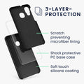 kwmobile Handyhülle für Samsung Galaxy A40 Hülle - Case Silikon - Kabelloses Laden - Schutzhülle Cover