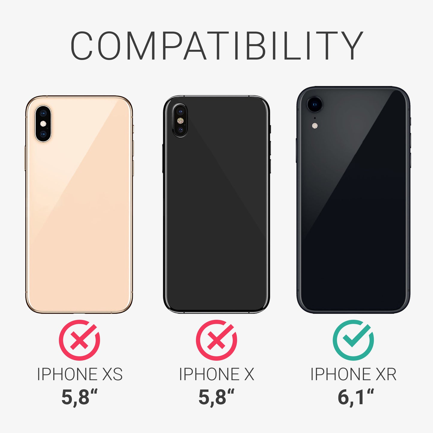 kalibri Case kompatibel mit Apple iPhone XR - Hülle Handy - Handyhülle