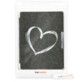 kwmobile Hülle kompatibel mit Kobo Aura H2O Edition 2 eReader Schutzhülle Cover Case Dunkelgrau