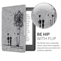 kwmobile Hülle kompatibel mit Kobo Aura H2O Edition 2 eReader Schutzhülle Cover Case Dunkelgrau