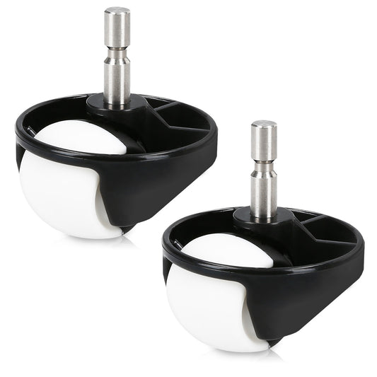 kwmobile 2x Vorderradmodul kompatibel mit iRobot Roomba Serie 500/600/700/800/900 - Front Räder Ersatzrad Set - Staubsauger Zubehör für Saugroboter Schwarz  [dsg01]