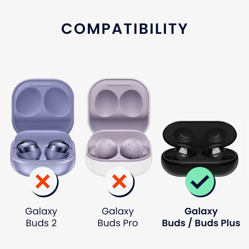 kwmobile Ersatzpolster kompatibel mit Samsung Galaxy Buds / Buds Plus In-Ear Kopfhörer Headphones Polster