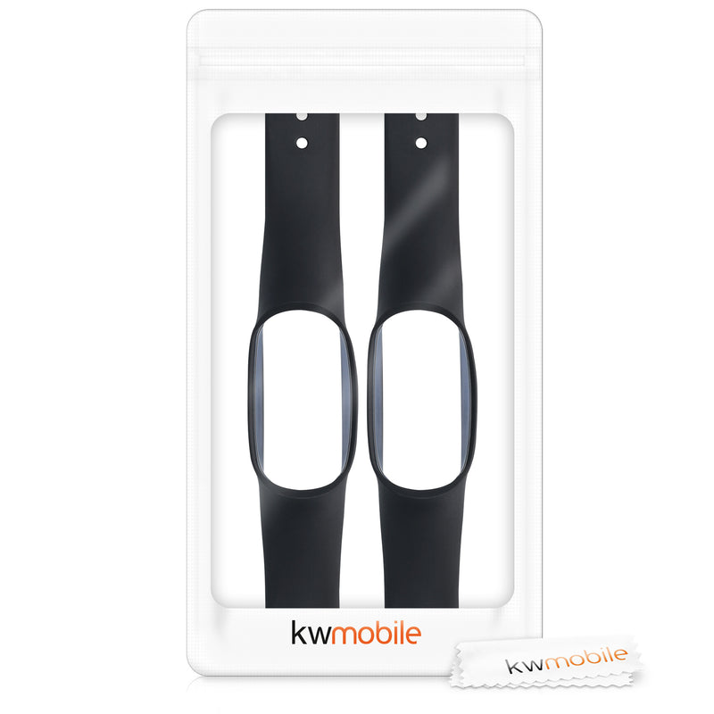 kwmobile Uhrenarmband für Xiaomi Mi Band 4 / Mi Band 3 Armband Fitnesstracker Band Set Ersatzarmband Smartwatch
