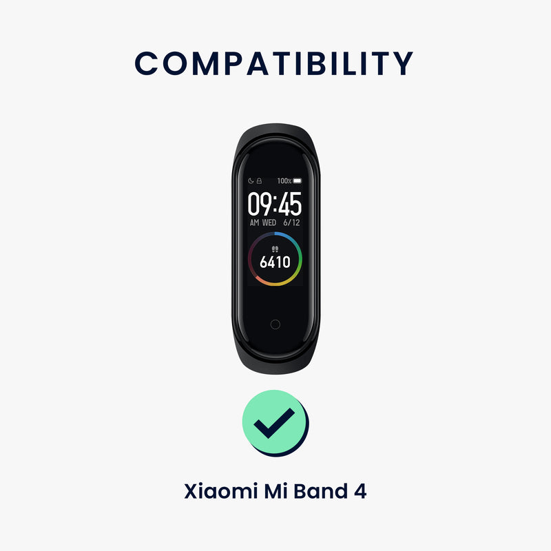 kwmobile Uhrenarmband für Xiaomi Mi Band 4 / Mi Band 3 Armband Fitnesstracker Band Set Ersatzarmband Smartwatch