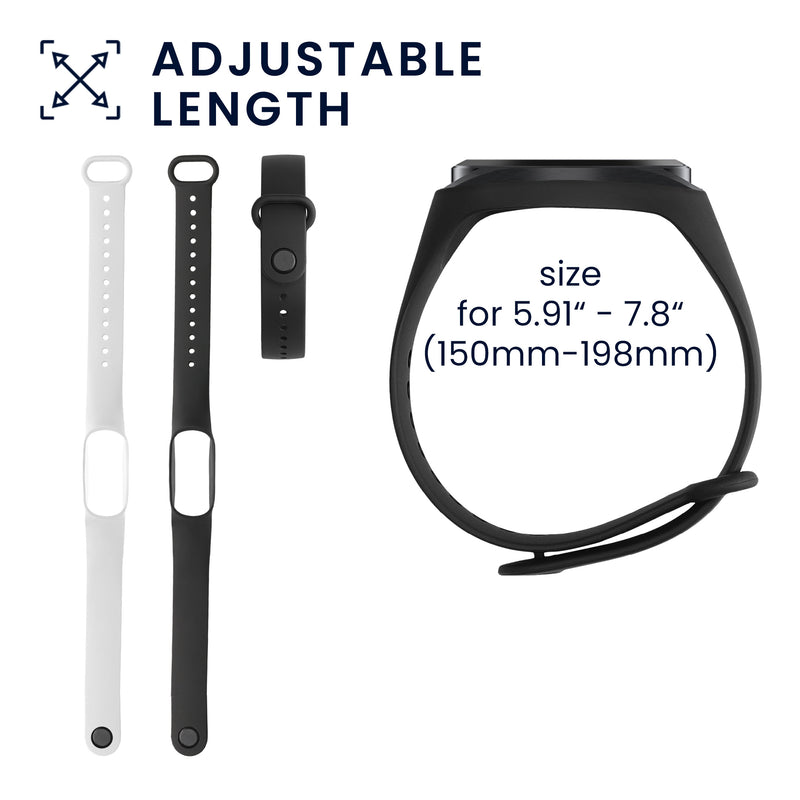 kwmobile Uhrenarmband für Xiaomi Mi Band 4 / Mi Band 3 Armband Fitnesstracker Band Set Ersatzarmband Smartwatch