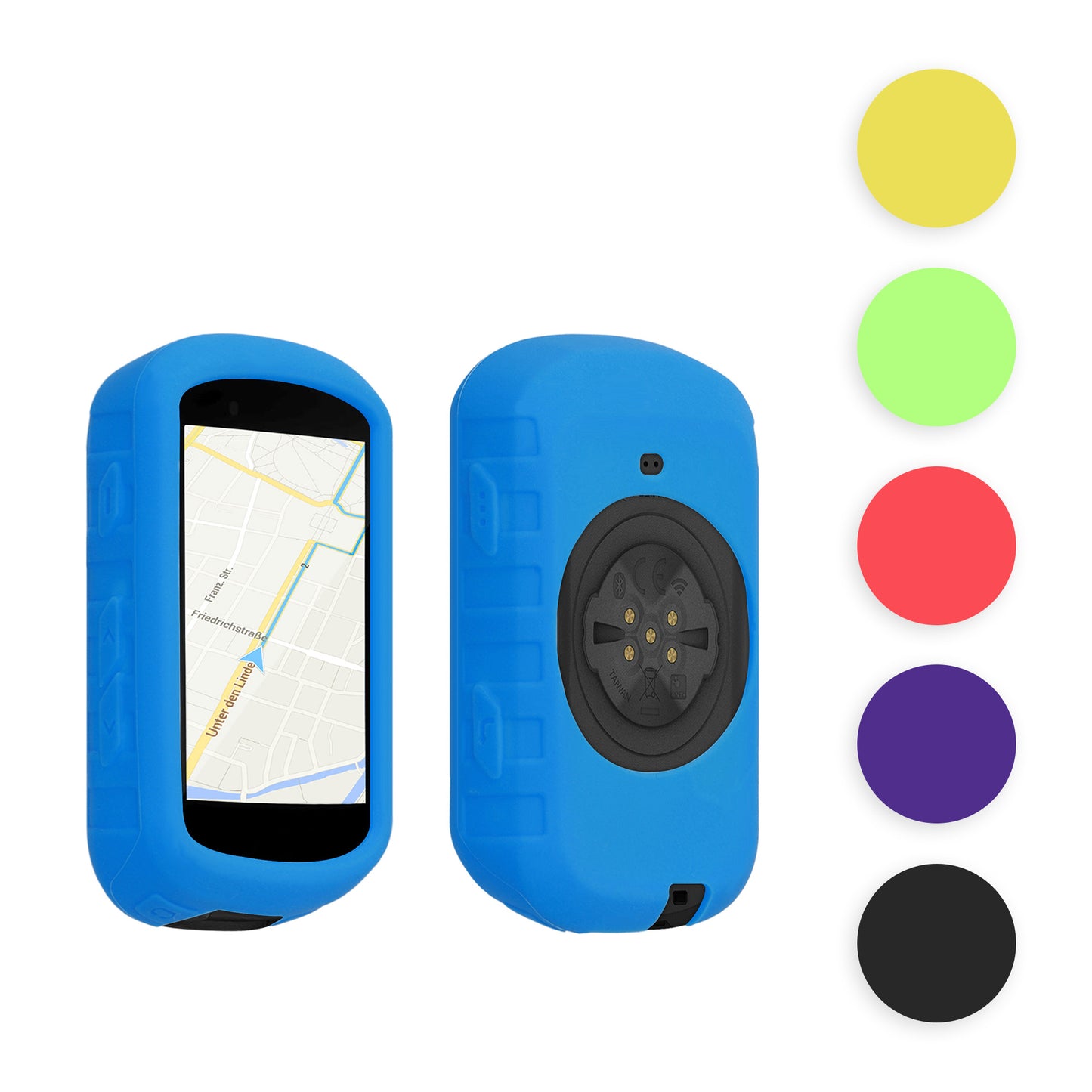 kwmobile Hülle kompatibel mit Garmin Edge 530 - Silikon GPS Fahrrad Case Schutzhülle Rot  