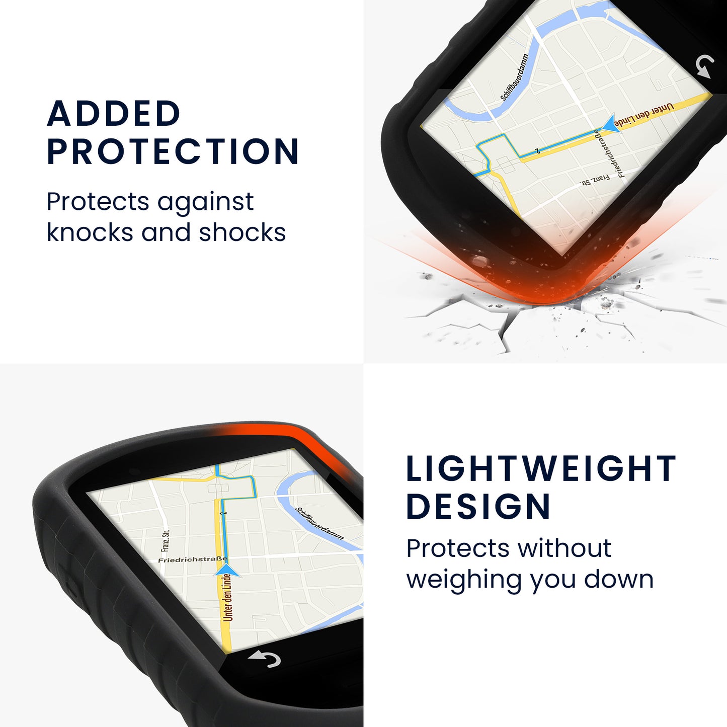 kwmobile Hülle kompatibel mit Garmin Edge 830 Case Schutzhülle