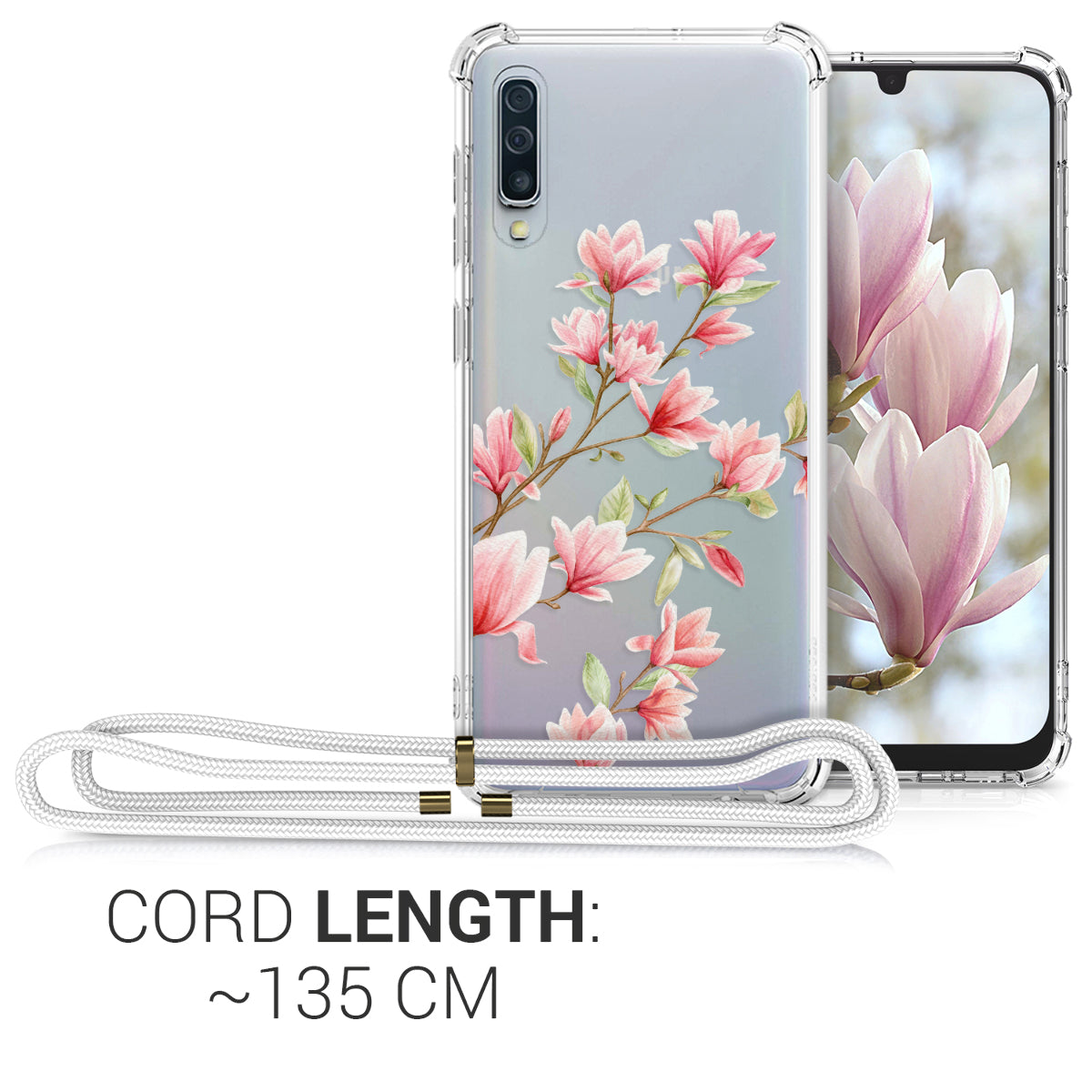 kwmobile Necklace Case kompatibel mit Samsung Galaxy A50 Hülle