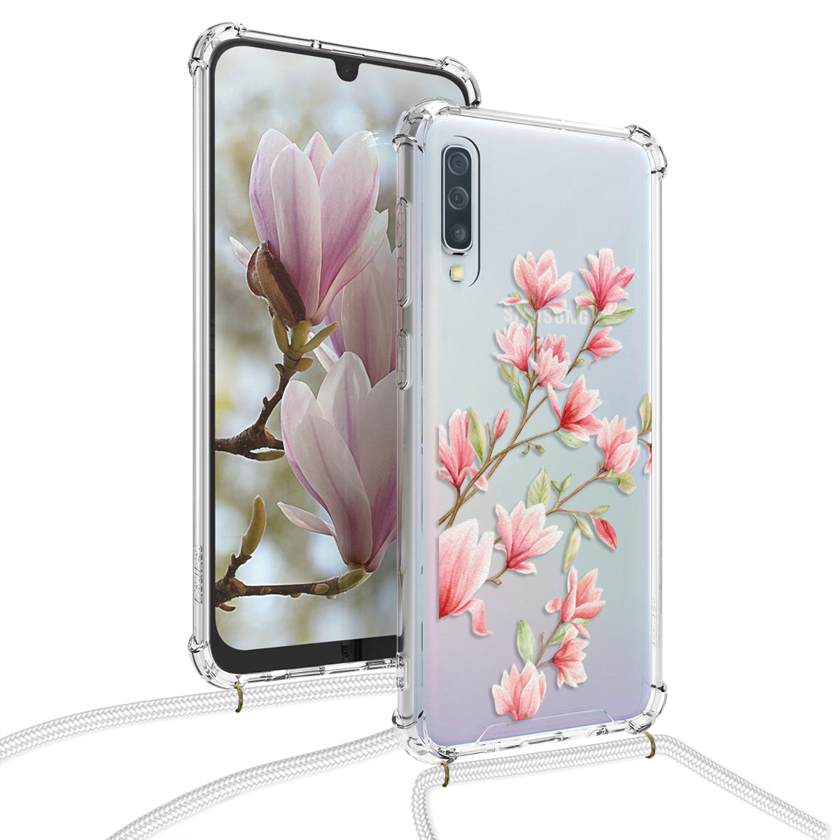 kwmobile Necklace Case kompatibel mit Samsung Galaxy A50 Hülle