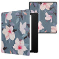 kwmobile Schutzhülle für Amazon Kindle Oasis 10. Generation Hülle - eReader Flip Case mit Auto Sleep Funktion - Galaxie Baum Wiese