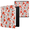 kwmobile Schutzhülle für Amazon Kindle Oasis 10. Generation Hülle - eReader Flip Case mit Auto Sleep Funktion - Galaxie Baum Wiese