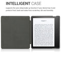 kwmobile Schutzhülle für Amazon Kindle Oasis 10. Generation Hülle - eReader Flip Case mit Auto Sleep Funktion - Galaxie Baum Wiese