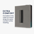 kwmobile Hülle kompatibel mit Amazon Kindle Oasis 10. Generation Hülle - Case mit Schlaufe und Ständer