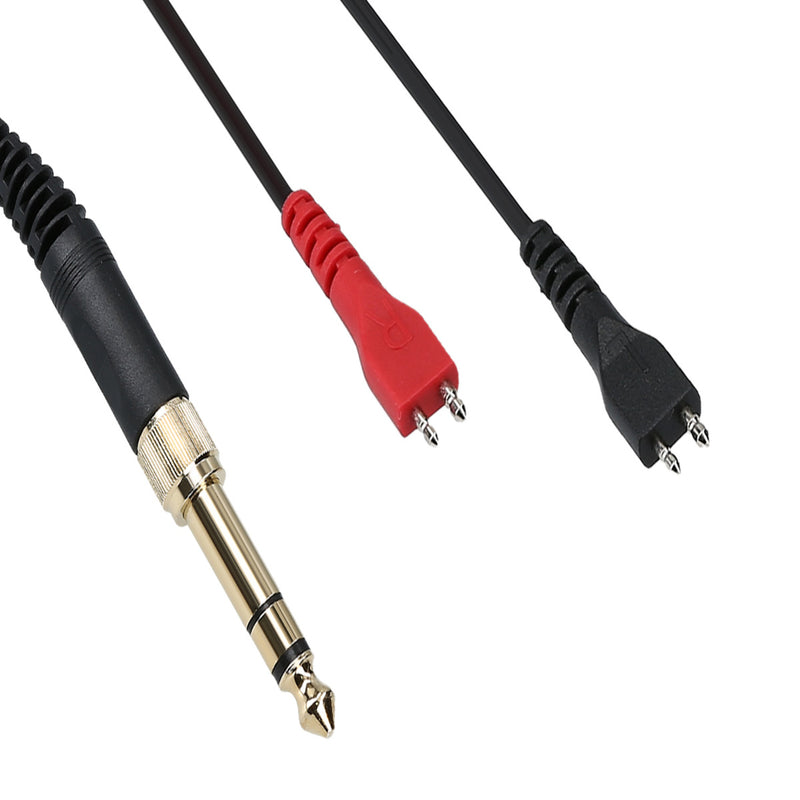 kwmobile Kopfhörerkabel kompatibel mit Sennheiser HD25 / HD560 / HD540 / HD480 / HD430 / HD414 / HD250 ohne Mikrofon und Tasten 3.5mm Klinke Kabel für Headphones 255 cm