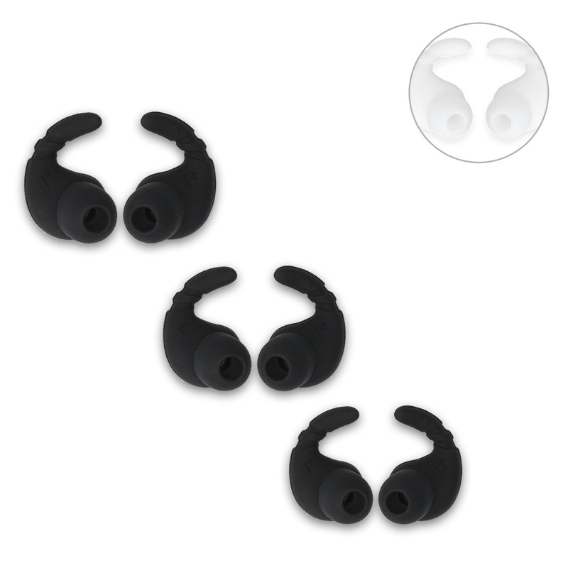 kwmobile Universal Kopfhörer Haken für In-Ear Headphones Set Ohrstöpsel Silikonhülle mit Haken