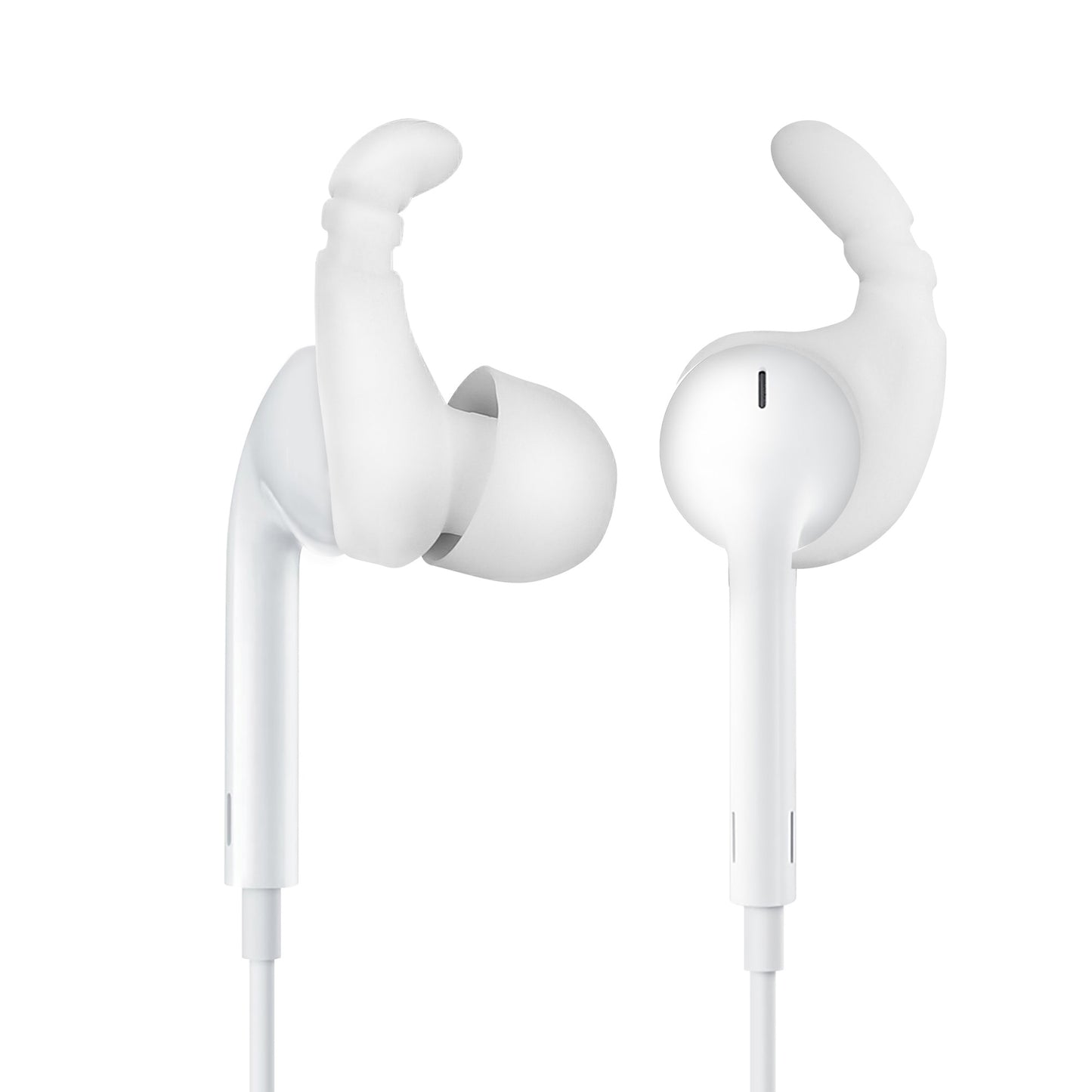 kwmobile Universal Kopfhörer Haken für In-Ear Headphones Set Ohrstöpsel Silikonhülle mit Haken