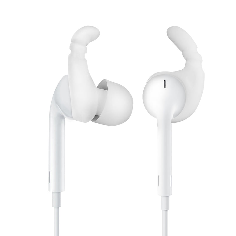 kwmobile Universal Kopfhörer Haken für In-Ear Headphones Set Ohrstöpsel Silikonhülle mit Haken