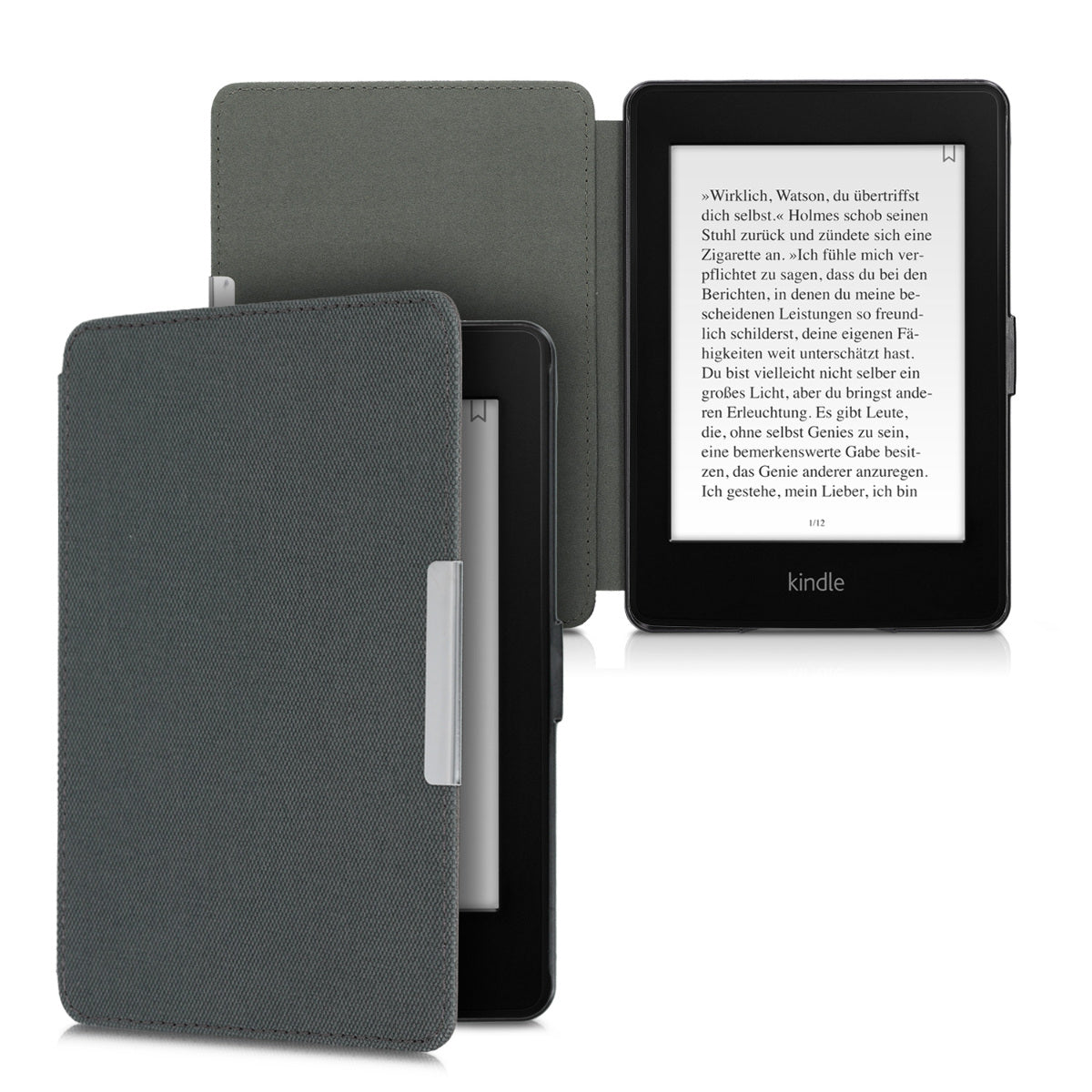 kwmobile Hülle kompatibel mit Amazon Kindle Paperwhite Schutzhülle Cover (für Modelle bis 2017)