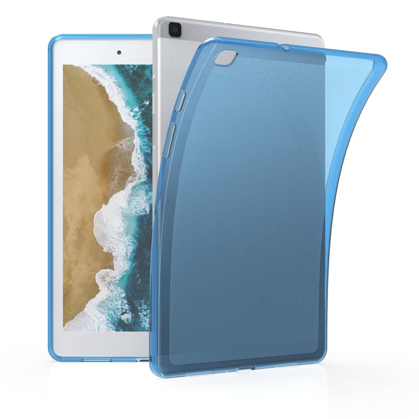 kwmobile Hülle kompatibel mit Samsung Galaxy Tab A 8.0 (2019) Hülle - weiches Silikon Case transparent - Tablet Cover