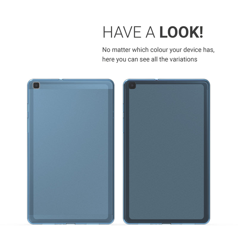 kwmobile Hülle kompatibel mit Samsung Galaxy Tab A 8.0 (2019) Hülle - weiches Silikon Case transparent - Tablet Cover