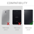 kwmobile Hülle kompatibel mit Samsung Galaxy Tab A 8.0 (2019) Hülle - weiches Silikon Case transparent - Tablet Cover