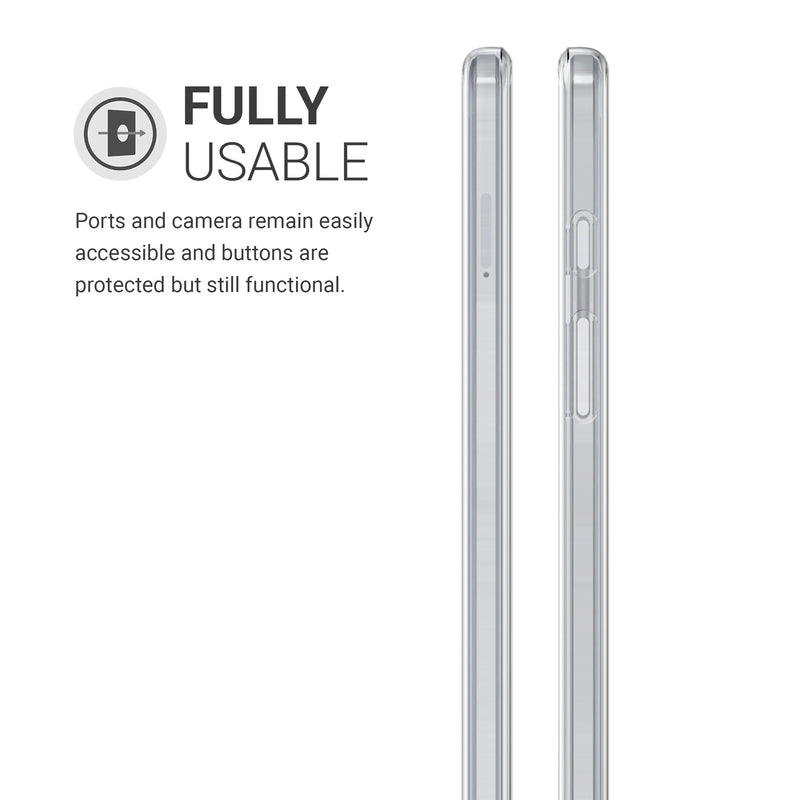 kwmobile Hülle kompatibel mit Samsung Galaxy Tab A 8.0 (2019) Hülle - weiches Silikon Case transparent - Tablet Cover
