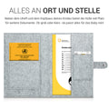 kwmobile Hülle für das deutsche Untersuchungsheft - U-Heft Hülle und Impfpass Hülle mit extra Fächern - Cover