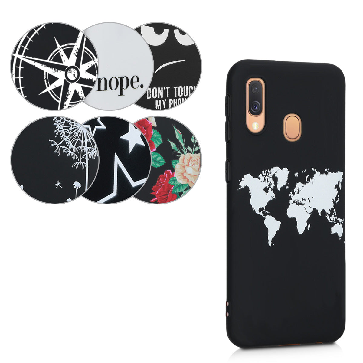 kwmobile Hülle kompatibel mit Samsung Galaxy A40 - Handyhülle Silikon Case