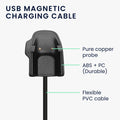 kwmobile USB Kabel Charger kompatibel mit Samsung Galaxy Fit e Ladekabel Smart Watch Ersatzkabel Fitnesstracker Aufladekabel