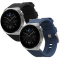 kwmobile Uhrenarmband für Huawei Watch GT (46mm) Armband Fitnesstracker Band Set Ersatzarmband Smartwatch