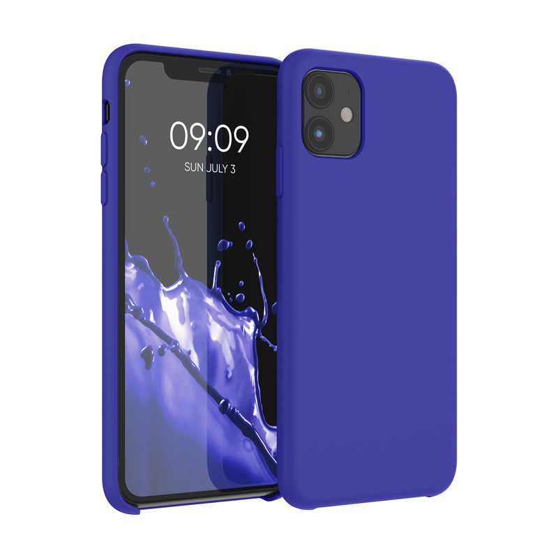kwmobile Handyhülle für Apple iPhone 11 Hülle - Case Silikon - Kabelloses Laden - Schutzhülle Cover