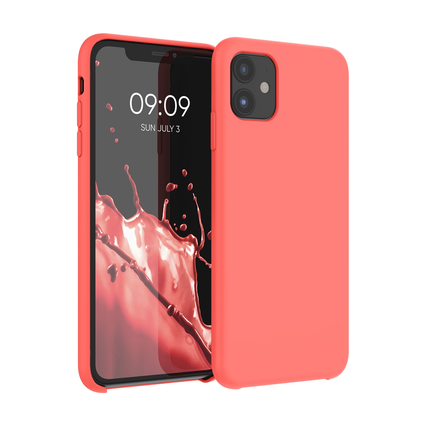kwmobile Handyhülle für Apple iPhone 11 Hülle - Case Silikon - Kabelloses Laden - Schutzhülle Cover