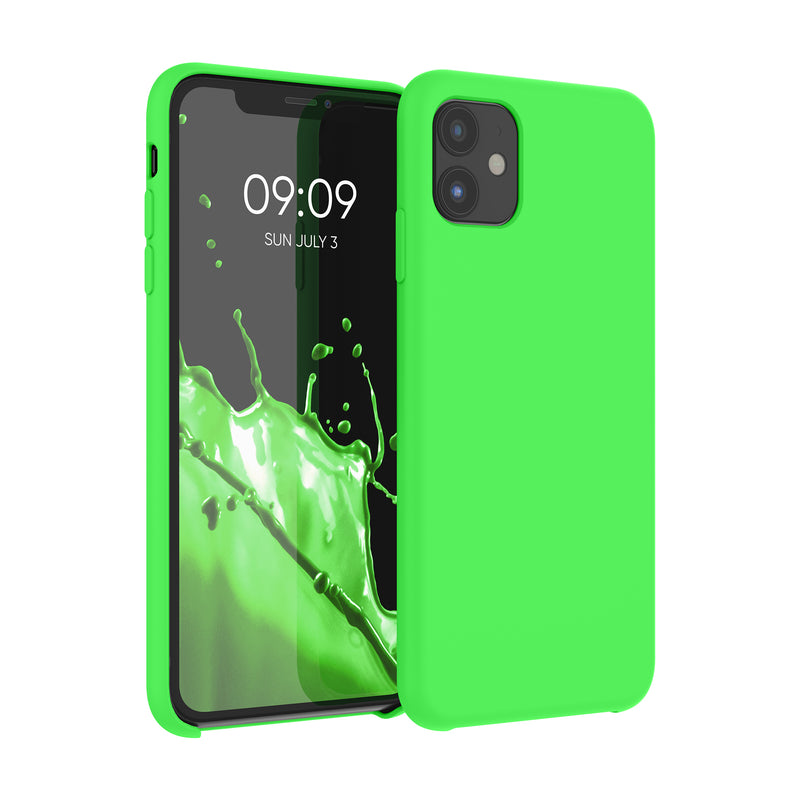 kwmobile Handyhülle für Apple iPhone 11 Hülle - Case Silikon - Kabelloses Laden - Schutzhülle Cover