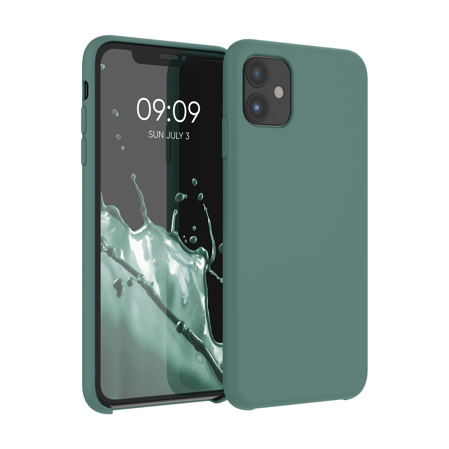 kwmobile Handyhülle für Apple iPhone 11 Hülle - Case Silikon - Kabelloses Laden - Schutzhülle Cover