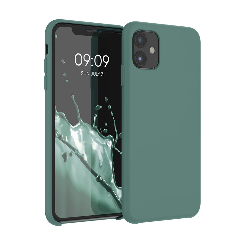 kwmobile Handyhülle für Apple iPhone 11 Hülle - Case Silikon - Kabelloses Laden - Schutzhülle Cover