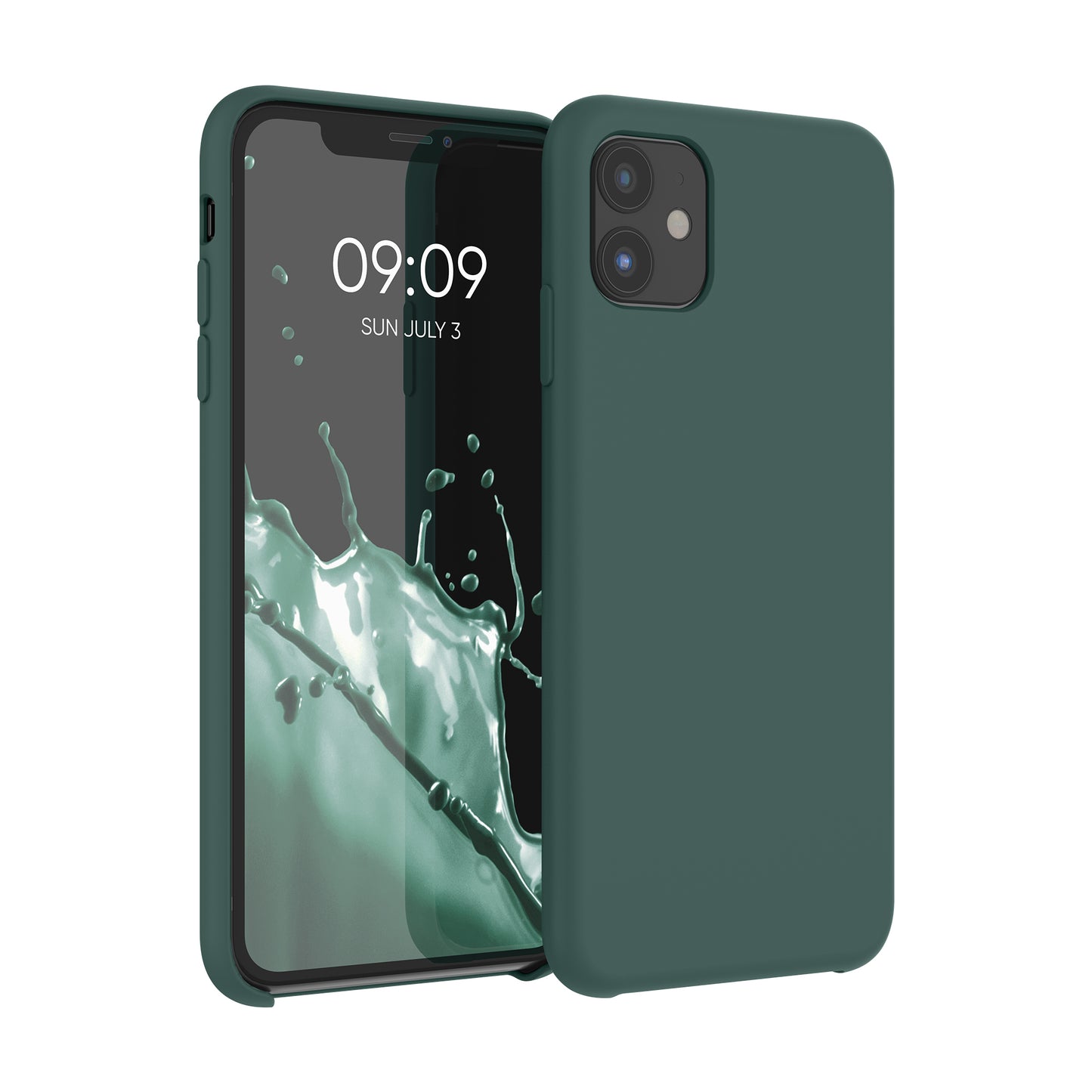 kwmobile Handyhülle für Apple iPhone 11 Hülle - Case Silikon - Kabelloses Laden - Schutzhülle Cover