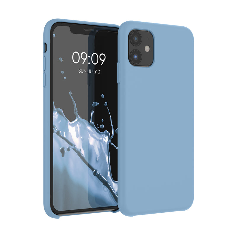 kwmobile Handyhülle für Apple iPhone 11 Hülle - Case Silikon - Kabelloses Laden - Schutzhülle Cover