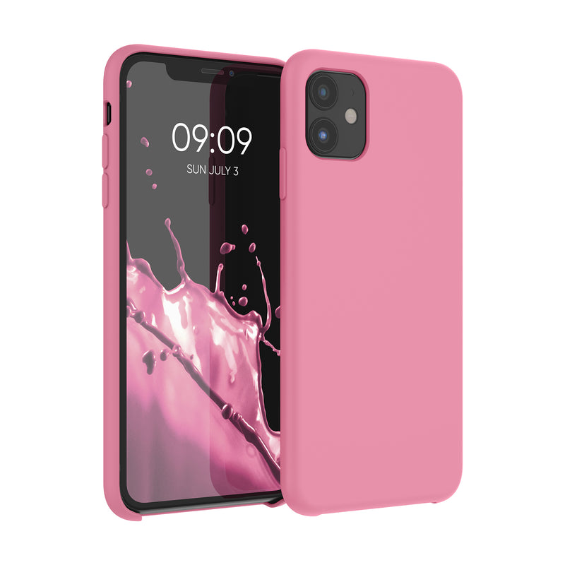 kwmobile Handyhülle für Apple iPhone 11 Hülle - Case Silikon - Kabelloses Laden - Schutzhülle Cover
