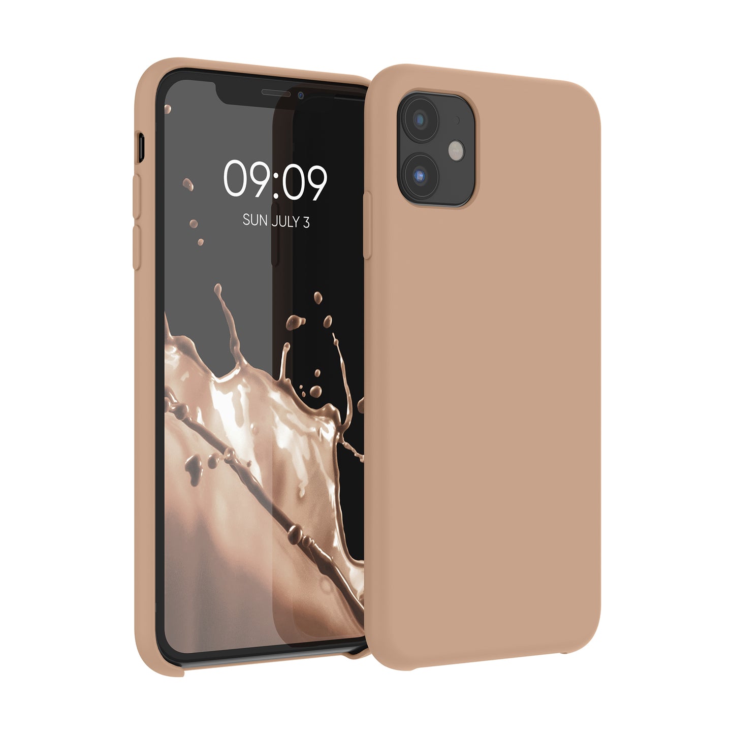 kwmobile Handyhülle für Apple iPhone 11 Hülle - Case Silikon - Kabelloses Laden - Schutzhülle Cover
