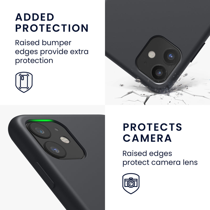 kwmobile Handyhülle für Apple iPhone 11 Hülle - Case Silikon - Kabelloses Laden - Schutzhülle Cover