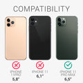 kwmobile Handyhülle für Apple iPhone 11 Pro Max Hülle Case Silikon Kabelloses Laden Schutzhülle Cover