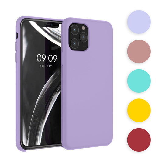 kwmobile Hülle kompatibel mit Apple iPhone 11 Pro Hülle - Silikon Handy Case - Handyhülle weiche Oberfläche - kabelloses Laden - Petrol matt Petrol matt  