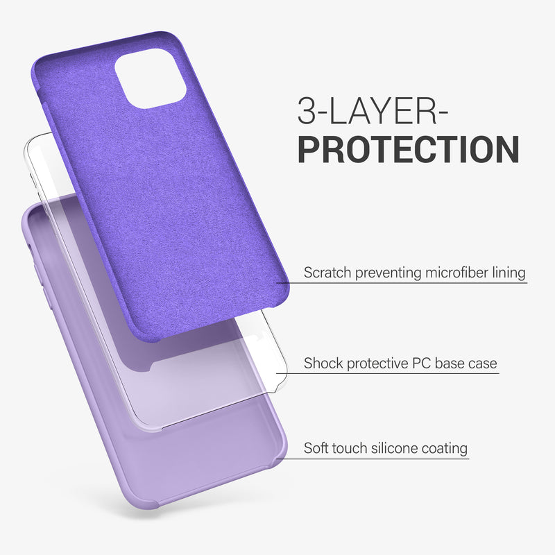 kwmobile Handyhülle für Apple iPhone 11 Pro Hülle - Case Silikon - Kabelloses Laden - Schutzhülle Cover