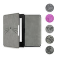 kwmobile Hülle kompatibel mit Amazon Kindle Paperwhite Hülle - Kunstleder Cover - Herz Brush Dunkelrot Dunkelrot  [dsg10]