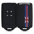 kwmobile Autoschlüssel Hülle kompatibel mit Renault 4-Tasten Smartkey Autoschlüssel (nur Keyless Go) Schutzhülle Cover