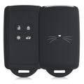 kwmobile Autoschlüssel Hülle kompatibel mit Renault 4-Tasten Smartkey Autoschlüssel (nur Keyless Go) Schutzhülle Cover