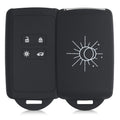 kwmobile Autoschlüssel Hülle kompatibel mit Renault 4-Tasten Smartkey Autoschlüssel (nur Keyless Go) Schutzhülle Cover