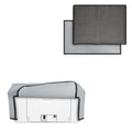 kwmobile Cover kompatibel mit HP DeskJet 3720 / DeskJet 3760 - Tasche Hülle Drucker - Staubschutzhülle Schutzhaube Schutzhülle - Hellgrau Hellgrau  