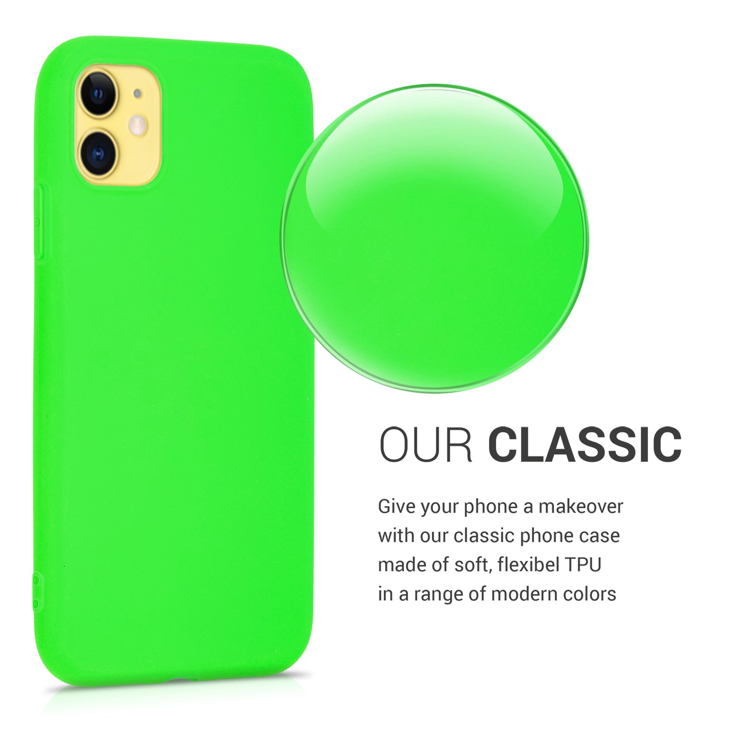 kwmobile Handyhülle für Apple iPhone 11 - Kabelloses Laden - Schutzhülle Cover